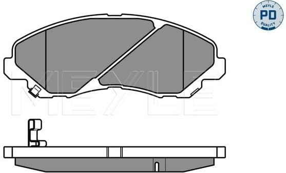 Brake Pad Set, disc brake MEYLE-PD: Advanced performance and design. 025 235 8416/PD - image 2