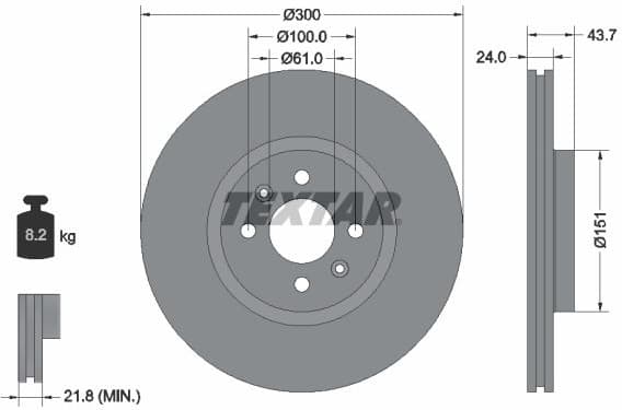 Brake Disc PRO 92149503