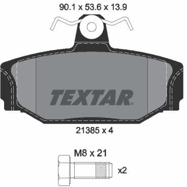 Brake Pad Set, disc brake Q+ 2138501
