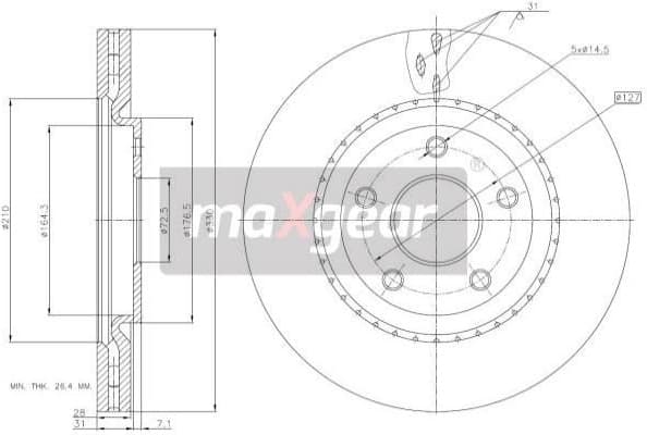 Brake Disc 19-3226