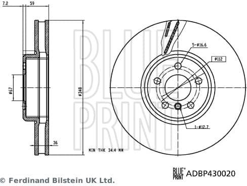 Brake Disc ADBP430020 - image 3