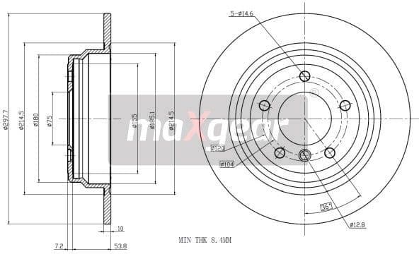 Brake Disc 19-0987 - image 2