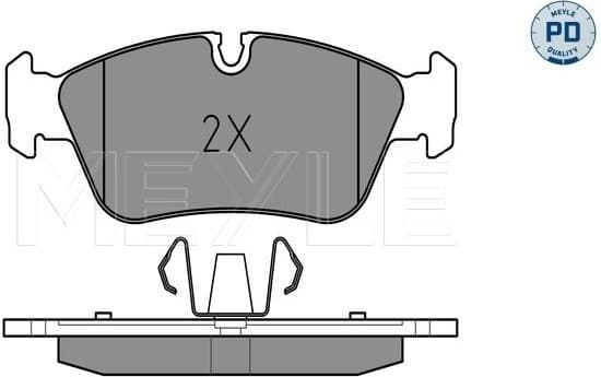 Brake Pad Set, disc brake MEYLE-PD: Advanced performance and design. 025 239 3517/PD