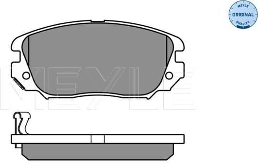Brake Pad Set, disc brake MEYLE-ORIGINAL: True to OE. 025 244 1519/W - image 2