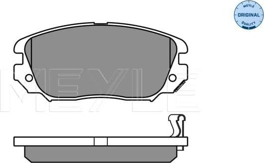 Brake Pad Set, disc brake MEYLE-ORIGINAL: True to OE. 025 244 1519/W - image 3