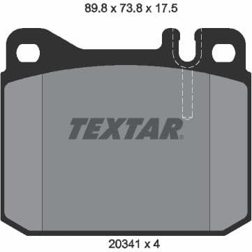 Brake Pad Set, disc brake Q+ 2034110