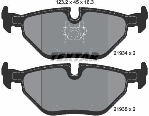 Brake Pad Set, disc brake Q+ 2193404