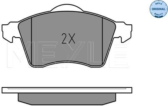 Brake Pad Set, disc brake MEYLE-ORIGINAL: True to OE. 025 218 8319 - image 2
