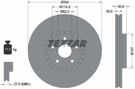 Brake Disc PRO 92147903