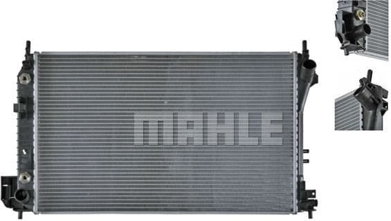 Radiator, engine cooling BEHR CR 1497 000S