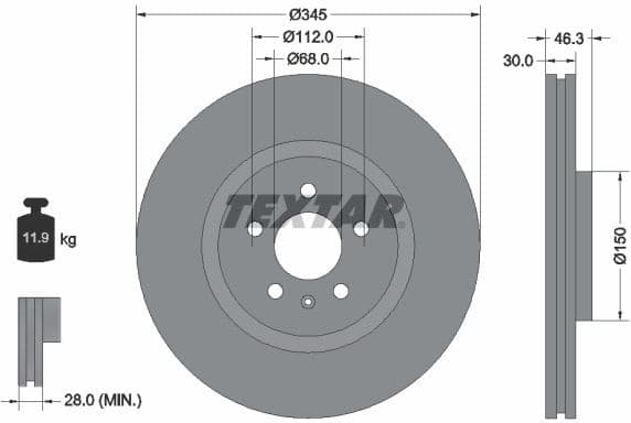 Brake Disc PRO 92143903