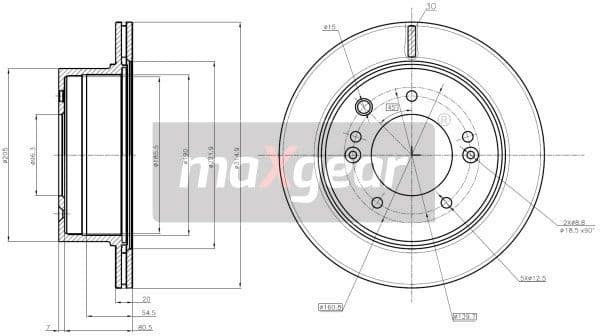 Brake Disc 19-1865 - image 2