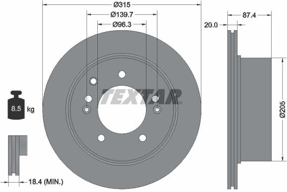 Brake Disc 92147400