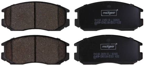 Brake Pad Set, disc brake 19-1143