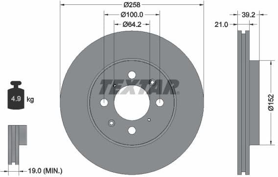 Brake Disc PRO 92165903
