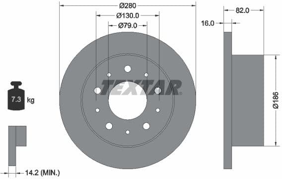 Brake Disc PRO 92116203