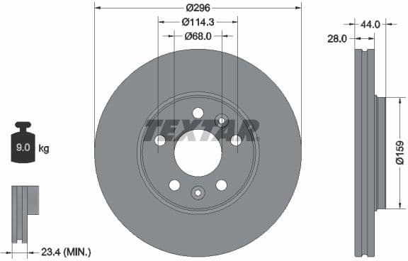 Brake Disc PRO 92268803