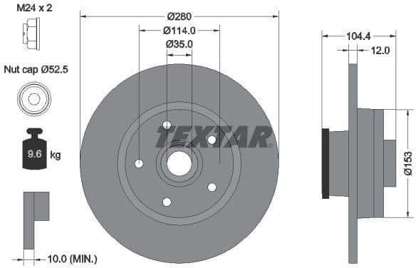 Brake Disc PRO 92268903