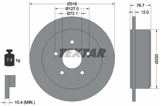 Brake Disc 92227700