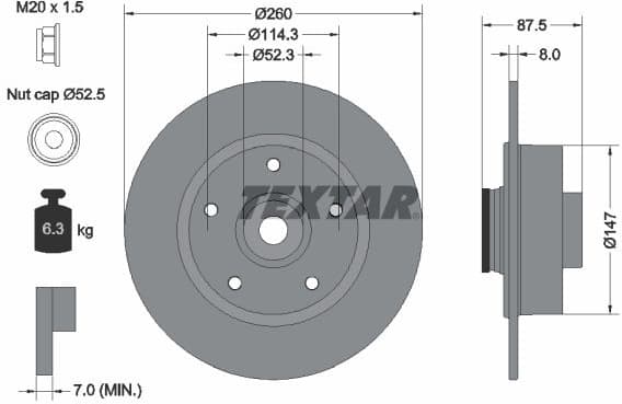 Brake Disc PRO 92295203
