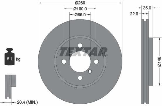 Brake Disc PRO 92026503