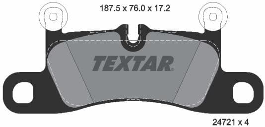 Brake Pad Set, disc brake 2472101