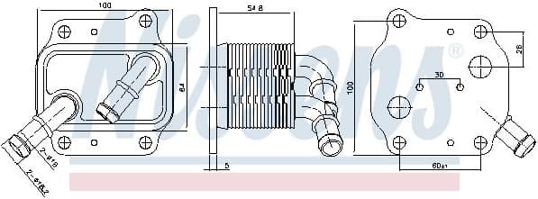 Oil Cooler, engine oil 91231 - image 7
