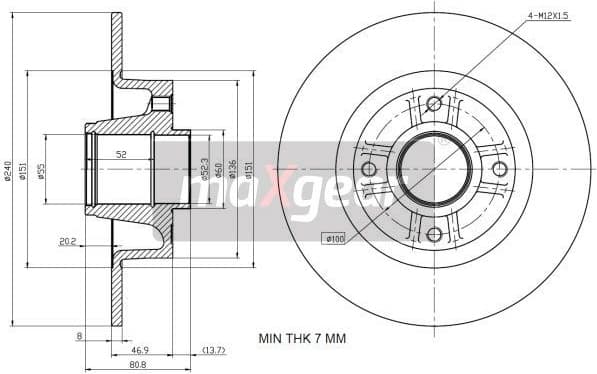 Brake Disc 19-1046