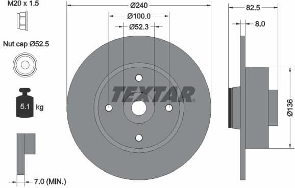 Brake Disc PRO 92154403