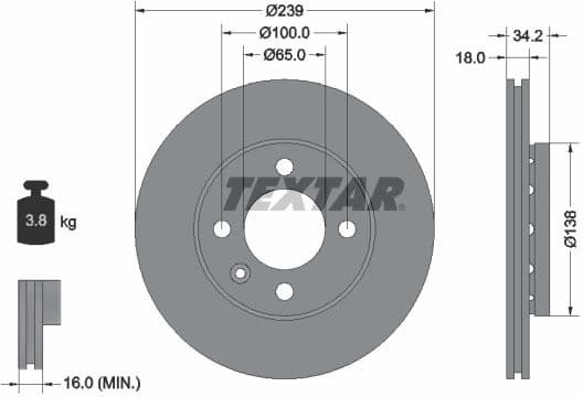Brake Disc PRO 92072003