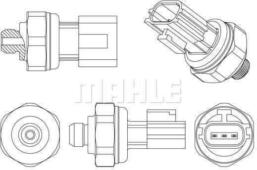 Pressure Switch, air conditioning BEHR *** PREMIUM LINE *** ASE 8 000P - image 2