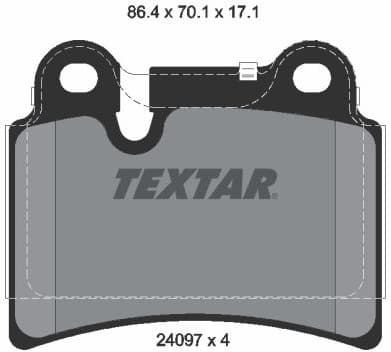 Brake Pad Set, disc brake 2409701