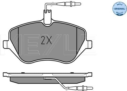 Brake Pad Set, disc brake MEYLE-ORIGINAL: True to OE. 025 241 3317/W - image 2