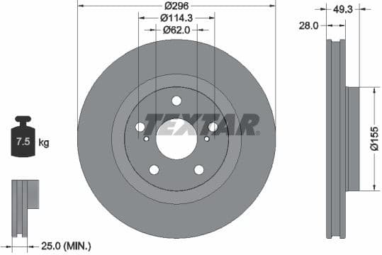 Brake Disc PRO 92168803