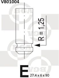 Exhaust Valve V801004