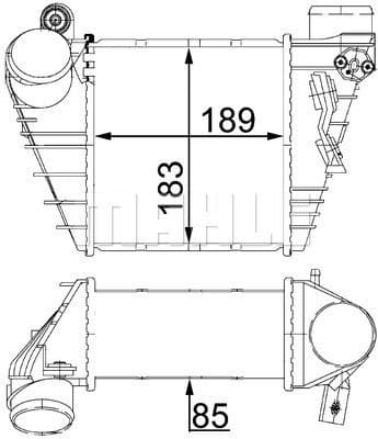 Charge Air Cooler BEHR CI 22 000S
