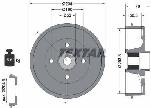 Brake Drum 94042400