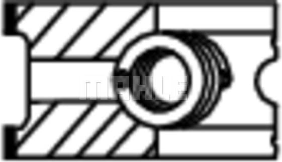 Piston Ring Set 081 76 N2 - image 3