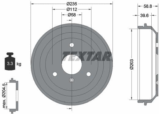 Brake Drum 94035600