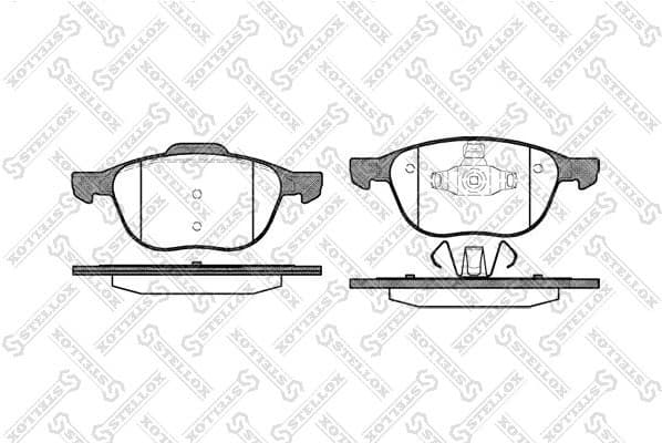 Brake Pad Set, disc brake 1109 014-SX