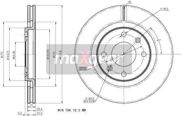 Brake Disc 19-0700