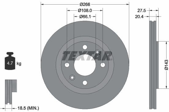Brake Disc PRO 92048103