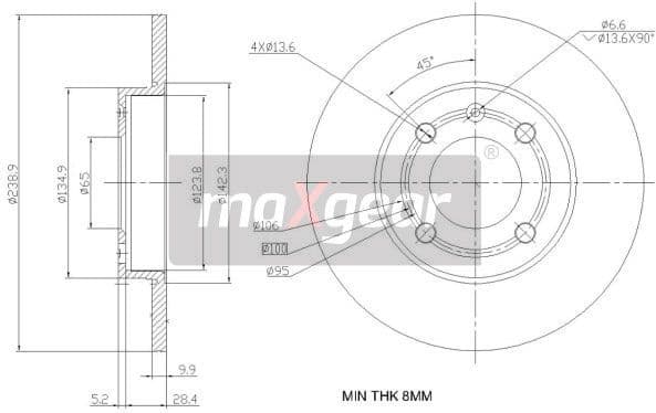 Brake Disc 19-0786 - image 2