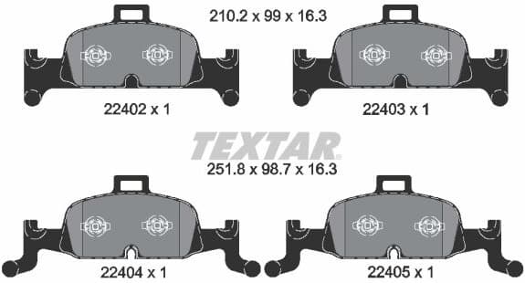 Brake Pad Set, disc brake Q+ 2240201