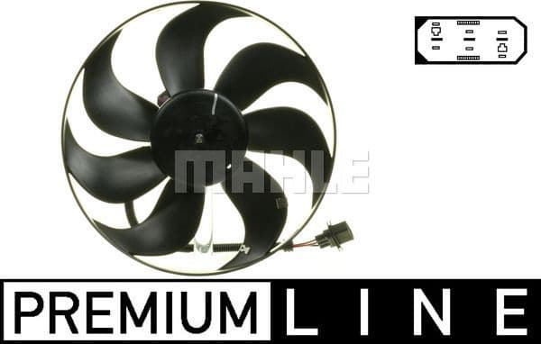 Fan, engine cooling BEHR *** PREMIUM LINE *** CFF 8 000P