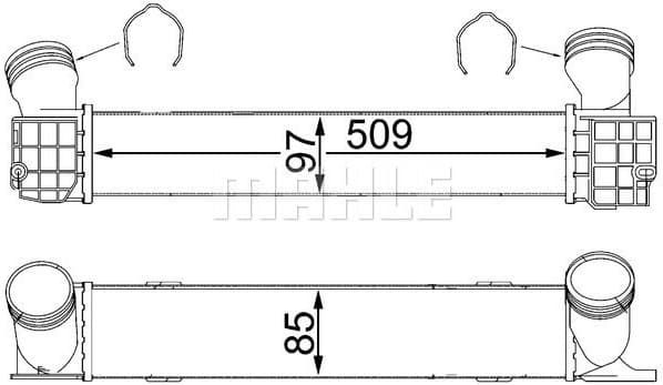 Charge Air Cooler BEHR CI 146 000S