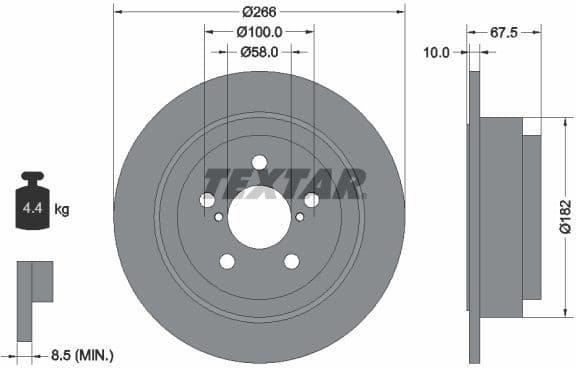 Brake Disc 92082000