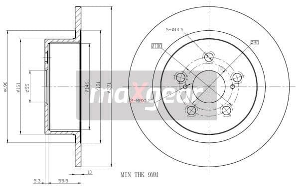 Brake Disc 19-1013 - image 2
