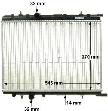 Radiator, engine cooling BEHR *** PREMIUM LINE *** CR 515 000P - image 12