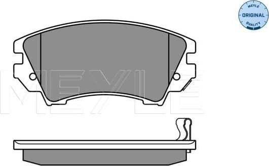 Brake Pad Set, disc brake MEYLE-ORIGINAL: True to OE. 025 244 1219/W - image 3